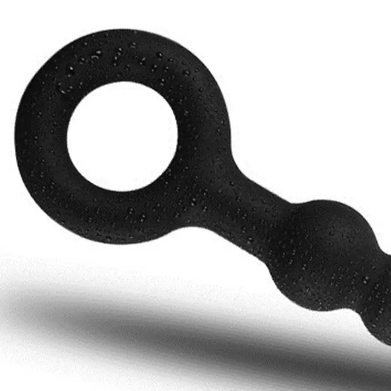 Бусины Анальная пробка Силиконовая Водонепроницаемая Женская Ручная стимуляция