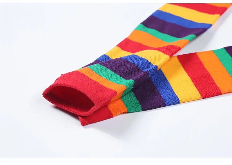 

Colorful Kids Knee Socks Baby Toddler Knee High Socks Cotton Striped Boys Girls Tube Warm Socks for Children Girls Long Socks