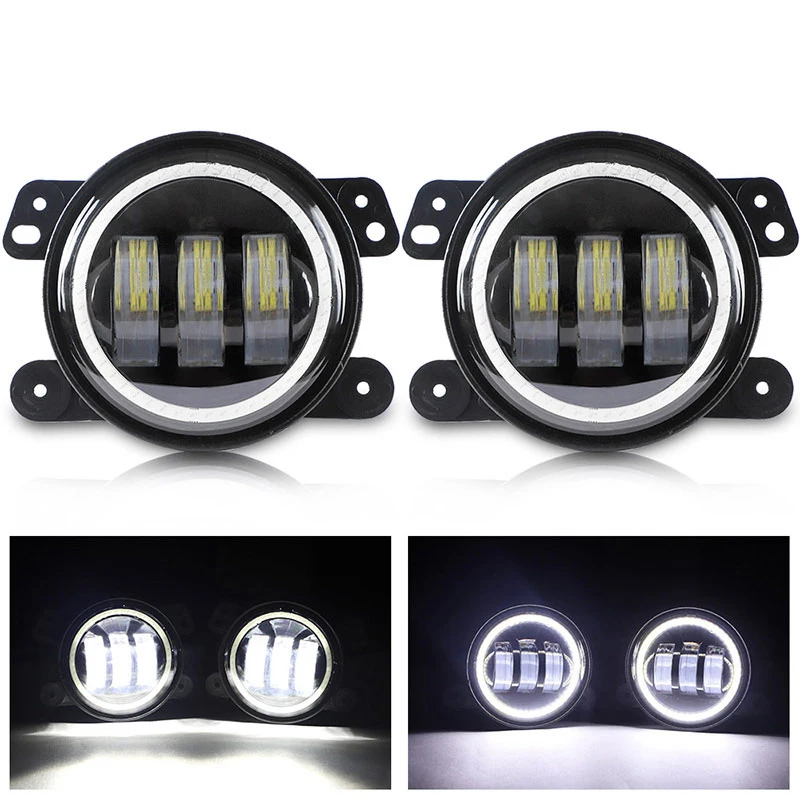 

Круглые светодиодные противотуманные фары, 4 дюйма, 7D, 30 Вт, 6000 К