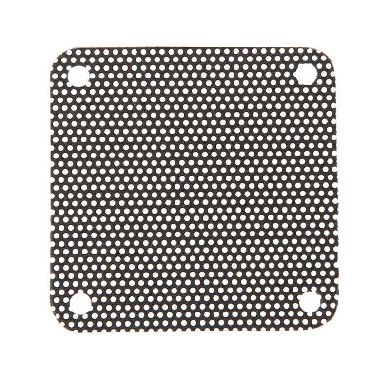 

5PCS PVC Fan Dust Filter PC Dustproof Case Cuttable Computer Mesh Cover 40mm Mesh Black