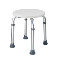 adjustable bath tub shower chair 8 height bench stool seat with non slip rubber sole for bathroom