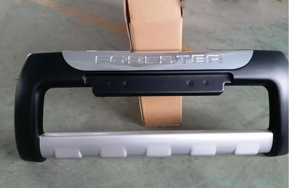 Защитная накладка на передний и задний бампер из АБС пластика для Subaru Forester 2008 2009