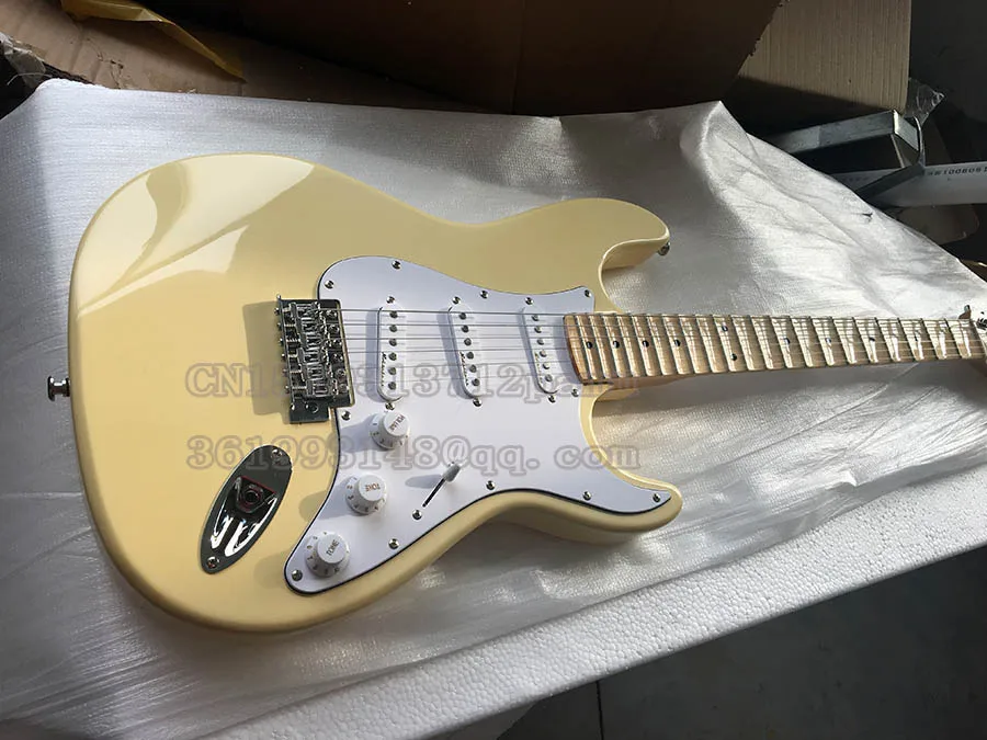 yngwie malmsteen creme gelb st elektrische gitarren scalloped 21 bünde nut ahorn griffbrett daddario saiten kanada mutter free global shipping