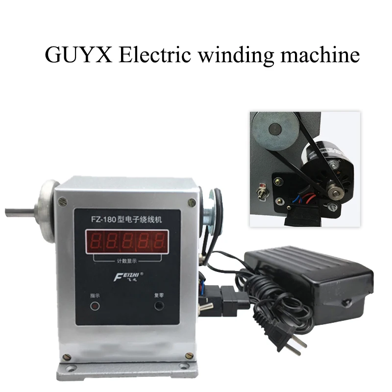 

Electric counting winding machine, adjustable semi-automatic winding tool, coil winding device, 0-9999 counting range