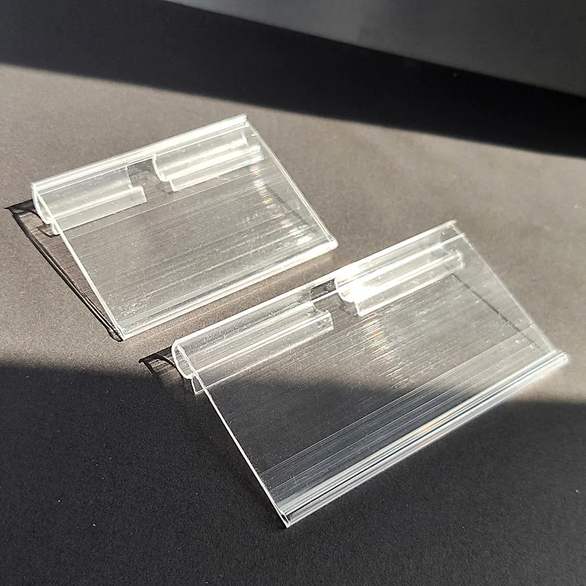 Рисунок 6 - Чистый прозрачный пластиковый ценник