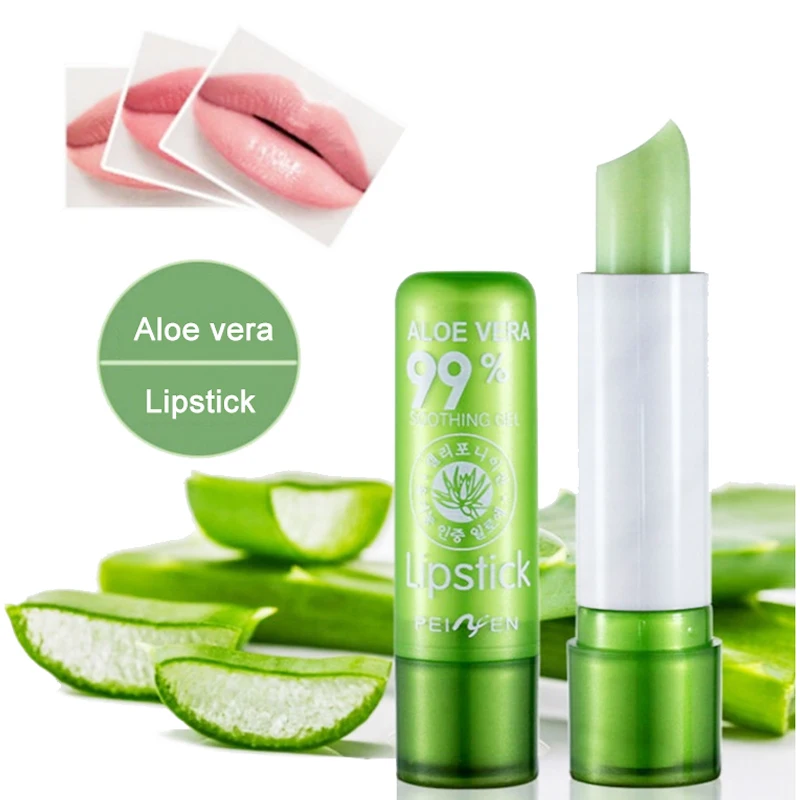 Увлажняющий бальзам для губ натуральный с алоэ вера губная помада изменением