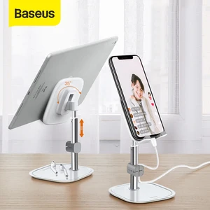 baseus telescopic desktop phone holder for tablet pad desktop holder stand for cell phone table holder mobile phone stand mount free global shipping