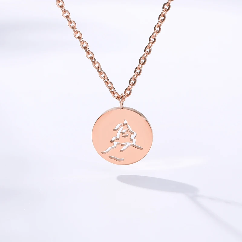 Полые голова королевы монета вырезать портрет ожерелье Женщины Bijoux Femme мода