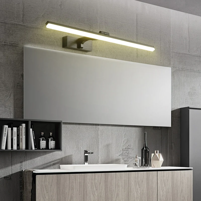 

Modern Mirror Front Light Wall Lamps For Bathroom Foyer KİTCHEN Bedside Lights LED Wall Lights Indoor Aluminum Makeup Lights