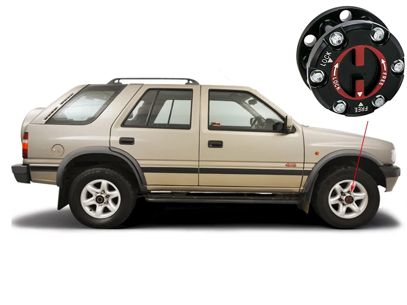2 шт. x для ISUZU Pickup Trooper OPEL Frontera Holden Jackaroo Ступица колеса Блокировка концентраторы AVM433 897113446PT 8971134460 B022