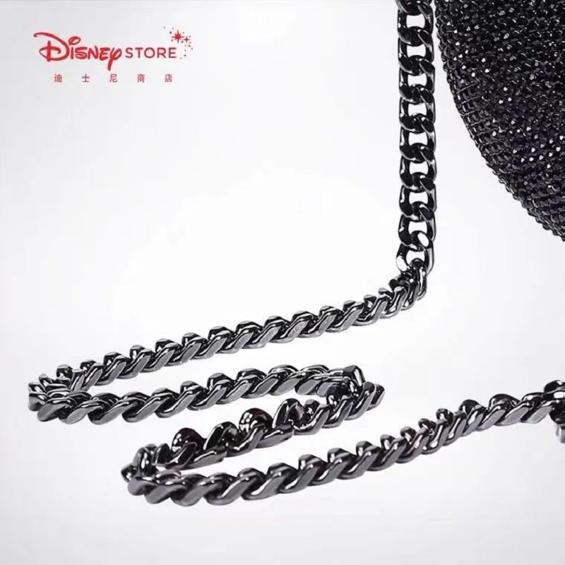

Disney's high-end 3D stereo Minnie bow with diamonds can be hand-held messenger bag metal chain shoulder bag