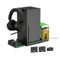 game console charging stand gamepad handle bracket headphone holder disc storage rack for xbox series x game accessories