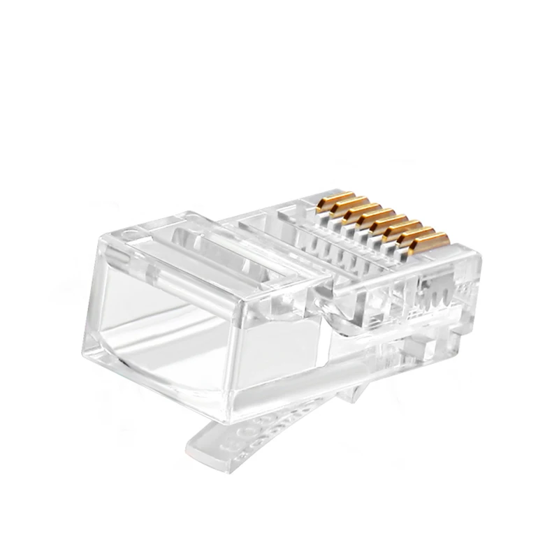 CAT5e сетевой кабель Conector Хрустальная головка Ethernet RJ45 UTP RJ 45 цифровые кабели