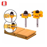 14 shank 2 bit tongue and groove router bit set