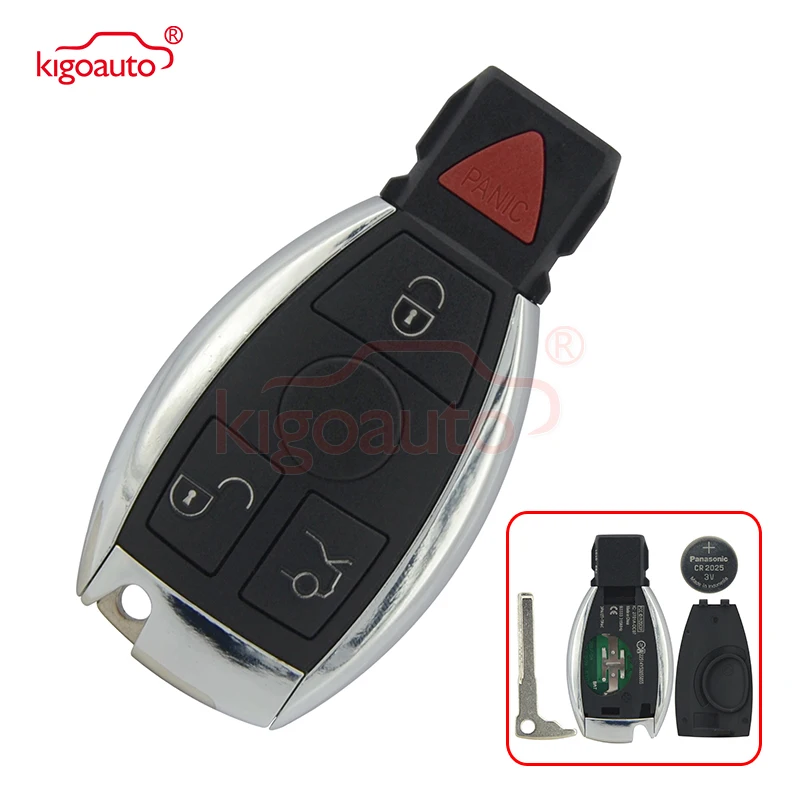 Kigoauto YZDC11 IYZDC07 IYDC10 смарт-ключ 3B + паника 315 МГц 434 NEC и BGA для Mercedes benz E350 C350 ML350 SLK350 GLK350