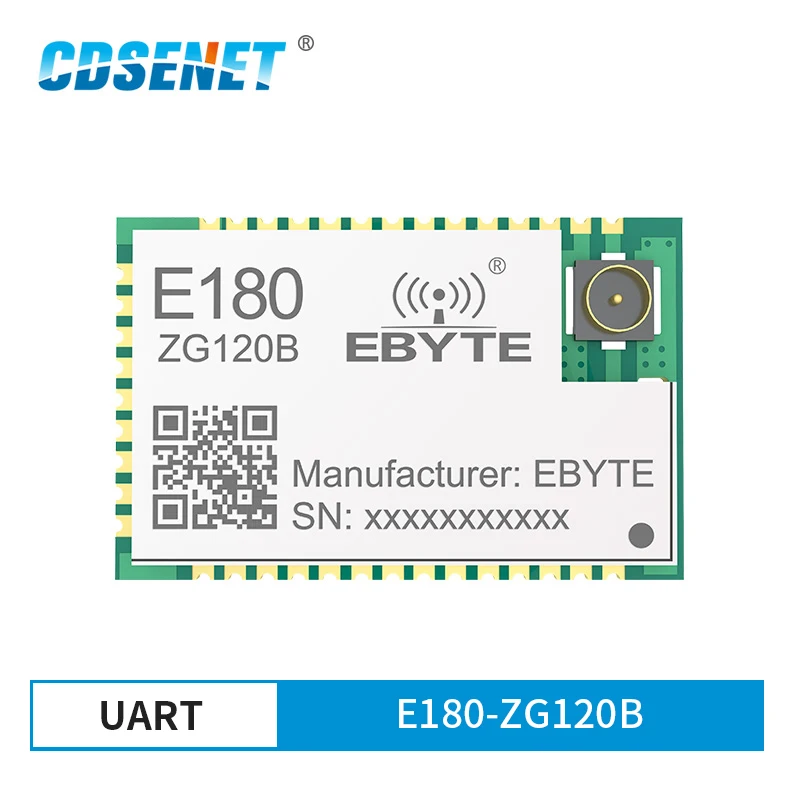 E180 ZG120B 2 4 GHz ZigBee3.0 EFR32 SoC 20dBm 32 bitARM Cortex M4 ядро PA штамп отверстие IPEX SMD IoT беспроводной