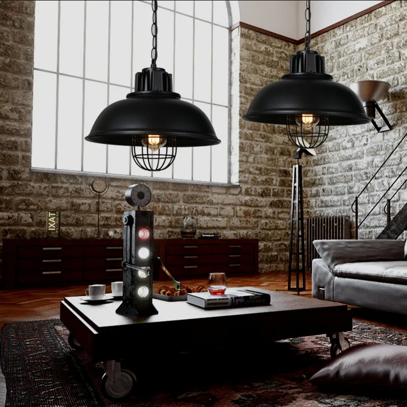 Подвесной светильник в стиле ретро люстра индастриал керосиновая лампа лофт