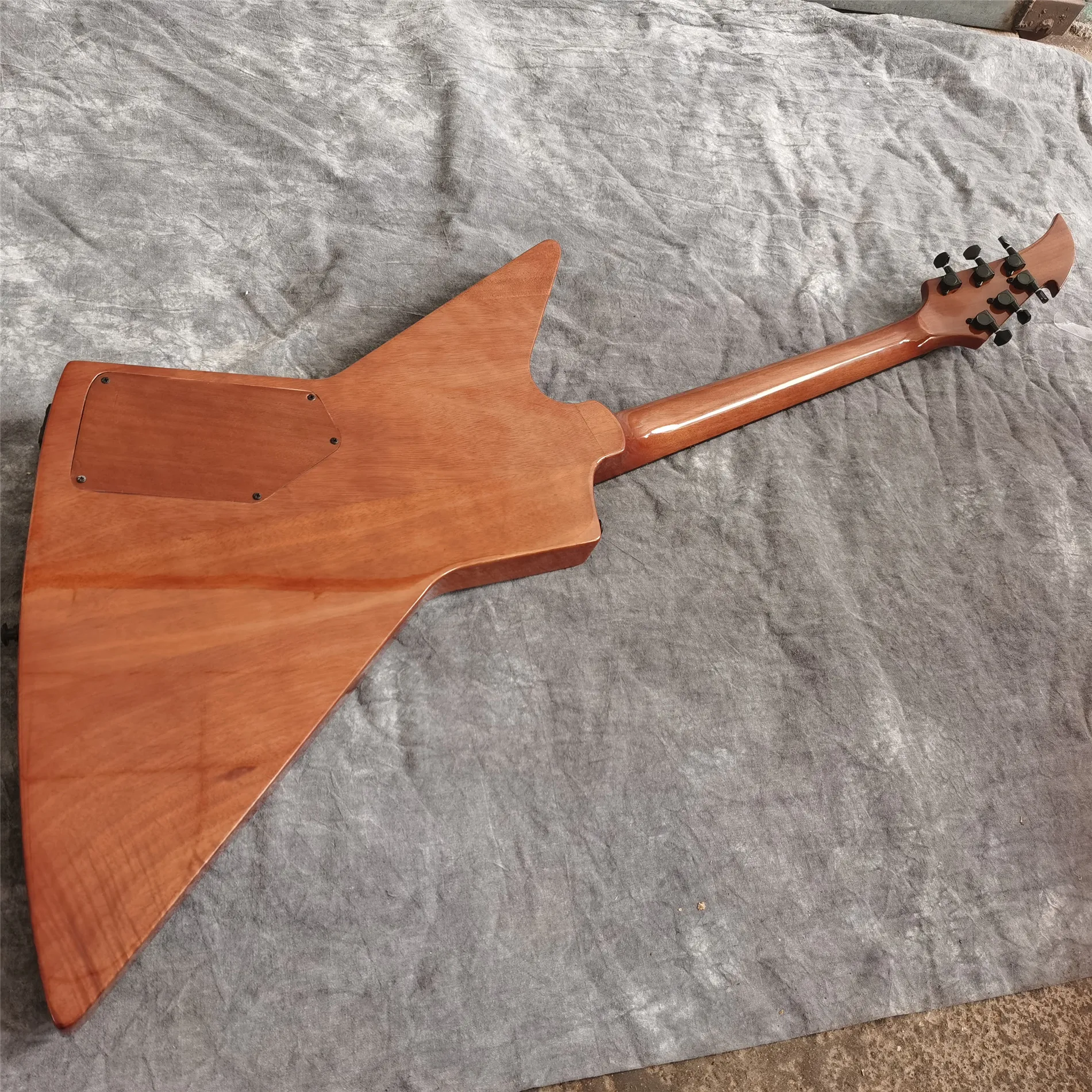 Высококачественная коричневая электрическая гитара фингерборд из розового