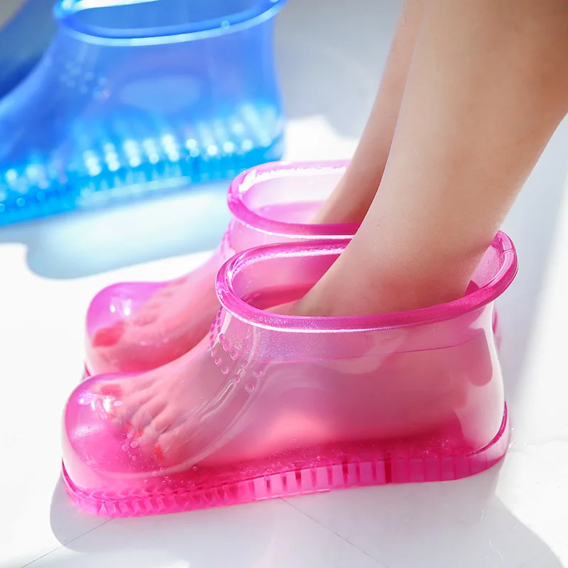 Женская обувь для замачивания ног Массажная купания ботильоны отдыха с острым