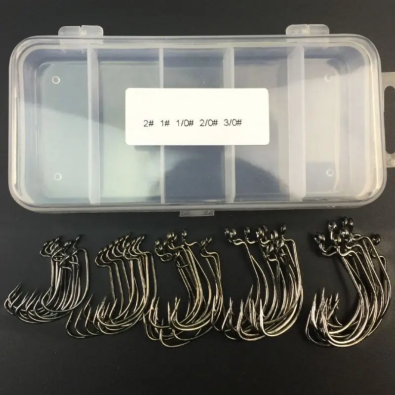 NEW-51Pcs рыболовные Крючки Червь из высокоуглеродистой стали Senko приманка джиг с