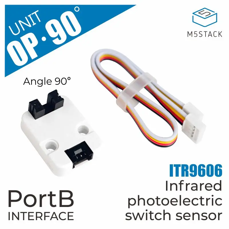 M5Stack Official Mini Angle 90 Degree Infrared Refletive Unit ITR9606 Photoelectric Switch Sensor | Компьютеры и офис