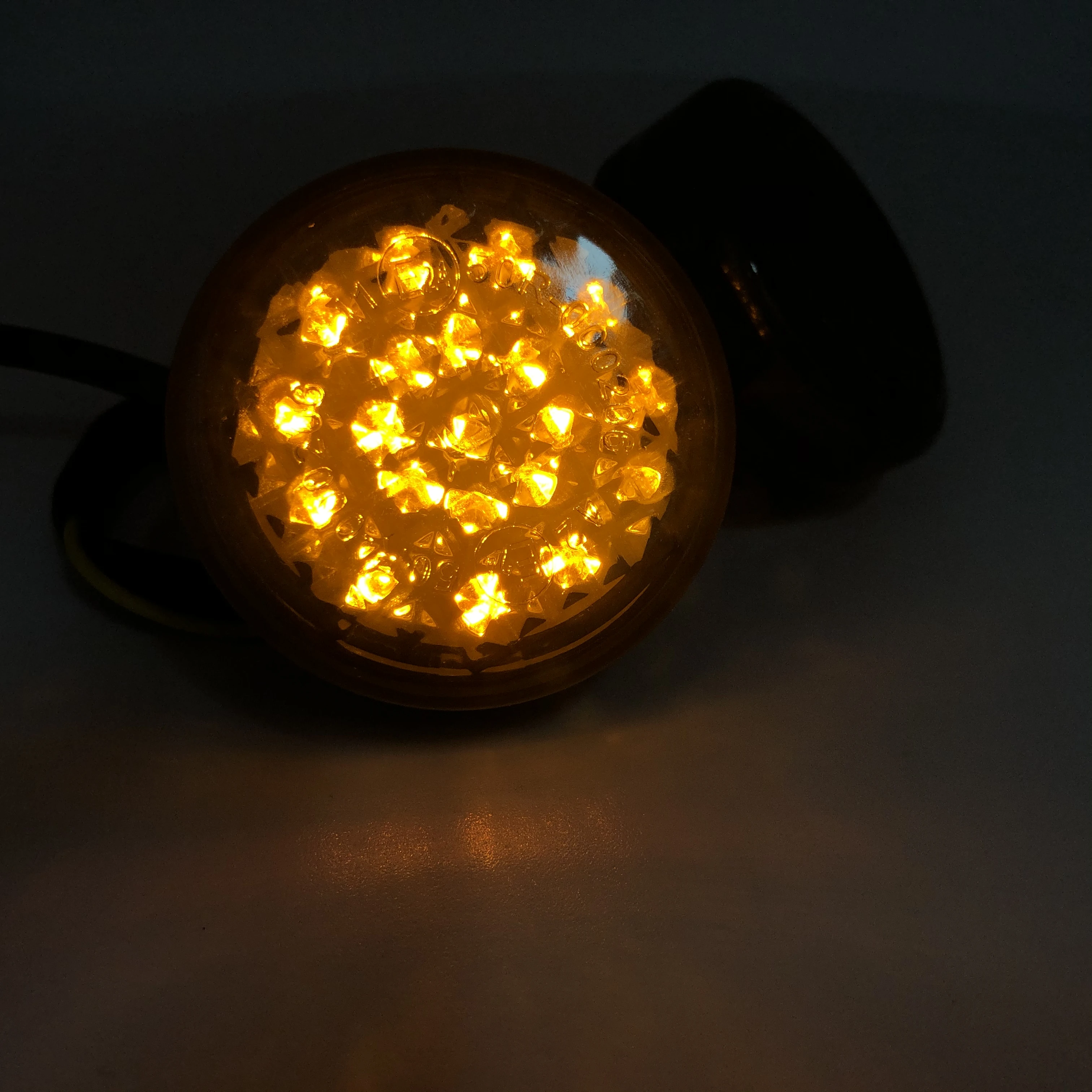 

REALZION Universal Motorcycle LED Flush Mount Turn Signal Light Indicator Blinker Lamp For Yamaha Kawasaki Harley KTM BMW Honda