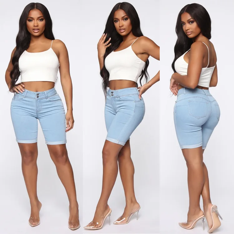

Casual Summer Denim Short Shorts Washed Denim Shorts For Women 2021 High Quality Fashion Vintage Short Pants