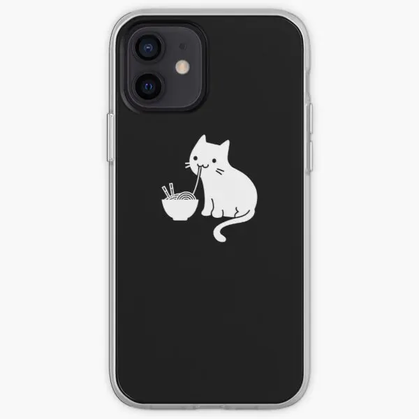 

Чехол для телефона с рисунком милого кота, едящего рамен, для iPhone 5, телефона, 11, 12, 13 Pro Max Mini, 6, 6S, 7, 8 Plus, X, XS, XR Max, мягкий модный чехол из ТПУ