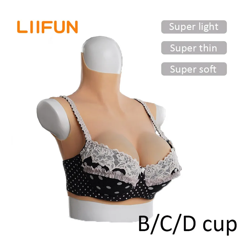 

Силиконовые формы для груди Liifun, Реалистичная тонкая поддельная грудь для трансвестита, трансвестита, королевы, трансвестита, трансвестита...