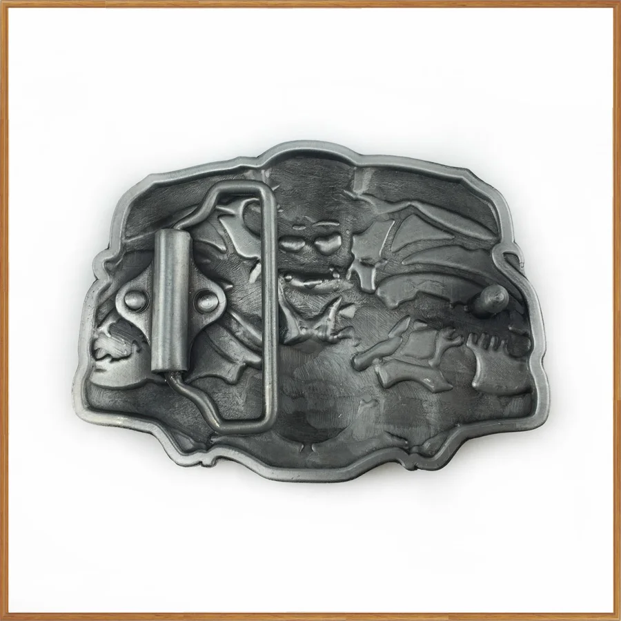 Пряжка BuckleClub с черепом для мужчин ширина 4 см|Пряжки и крючки| |