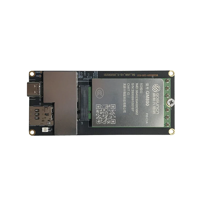 Модуль Gosuncn GM800 CIA M.2 5G 4*4 MIMO Sub-6G и mmWave LTE cat 22 с адаптером USB 3.0 слот для карты Nano SIM