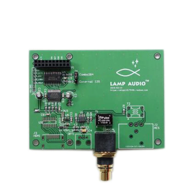 Цифровой интерфейс USB I2S/IIS XMOS Коаксиальная волоконная Выходная плата SPDIF AES T1551 |