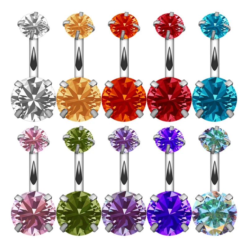 Модные популярные пикантные кольца на пупок серьги из нержавеющей стали с