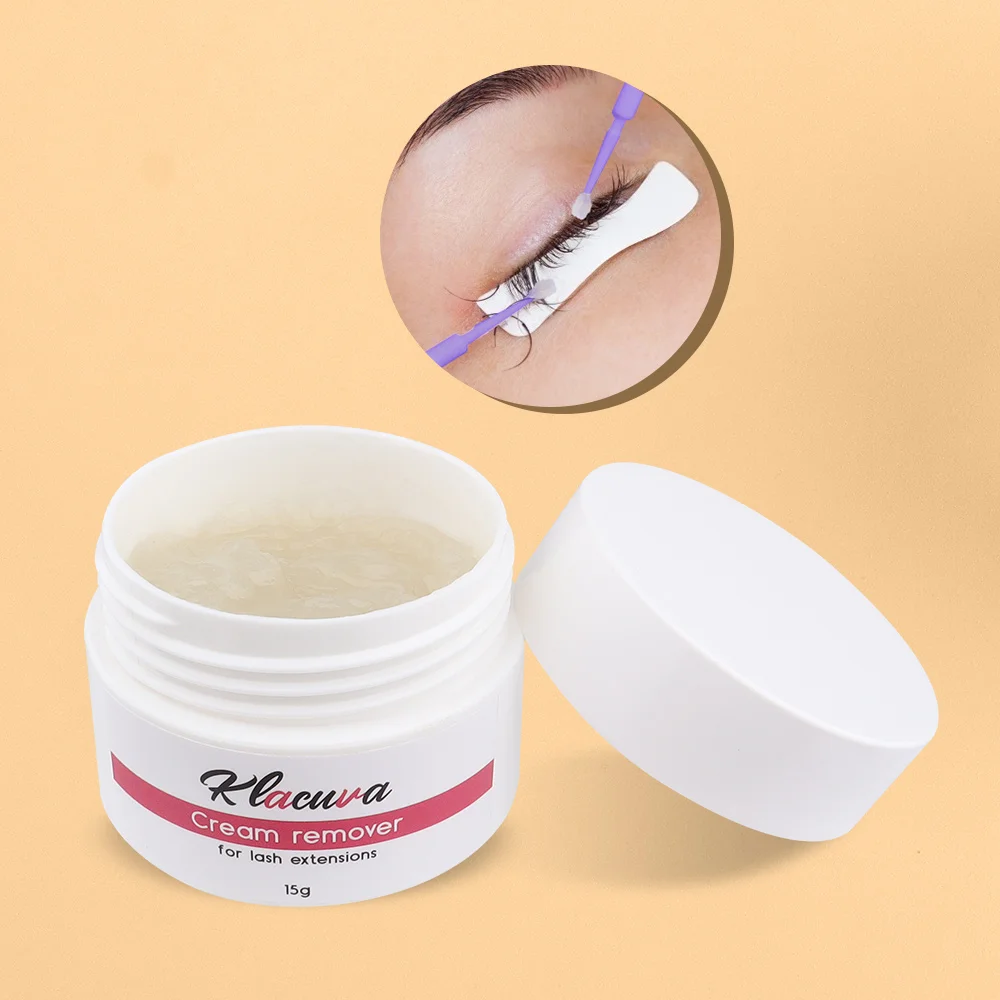 Средство для снятия клея Klacuva наращивания ресниц безопасное и не раздражающее