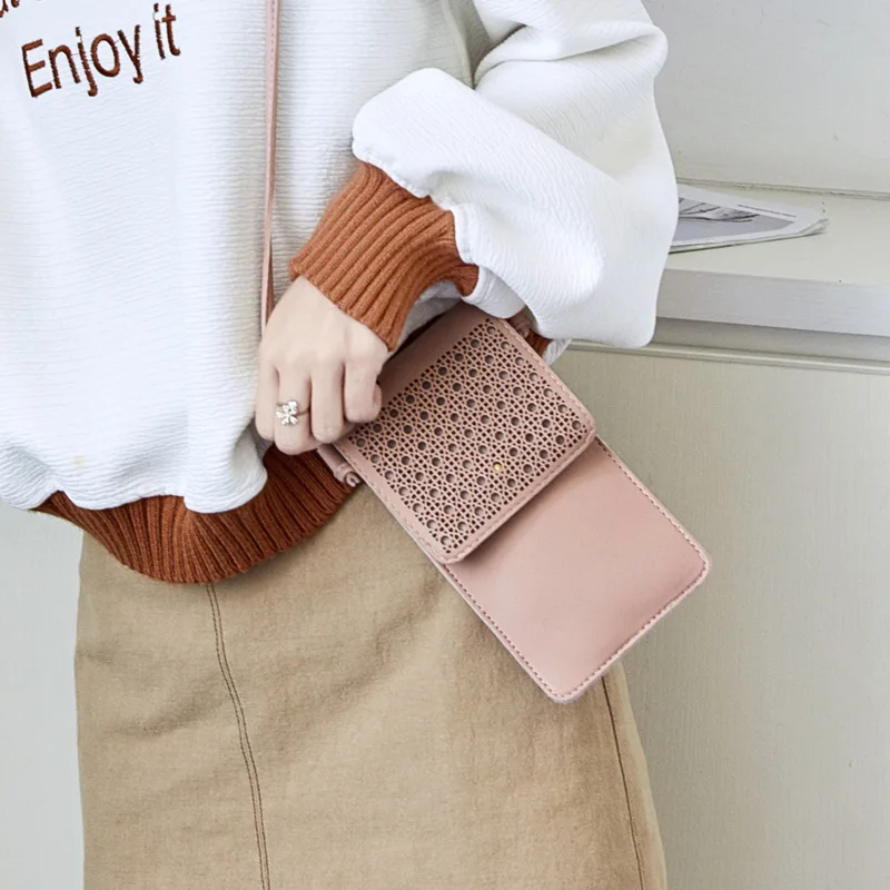 Shoulder Bag Mobile Phone Coin Purse Korean Version Simple Shell Design Type Size Function Compatible Brand Protective Of The |