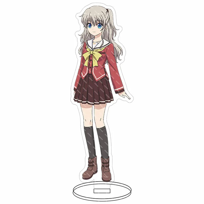 

Аниме Шарлотта Otsusaka Yuu Tomori Nao Yusa Nishimori фигурка на акриловой подставке Настольный Декор Коллекционная модель куклы Подарки
