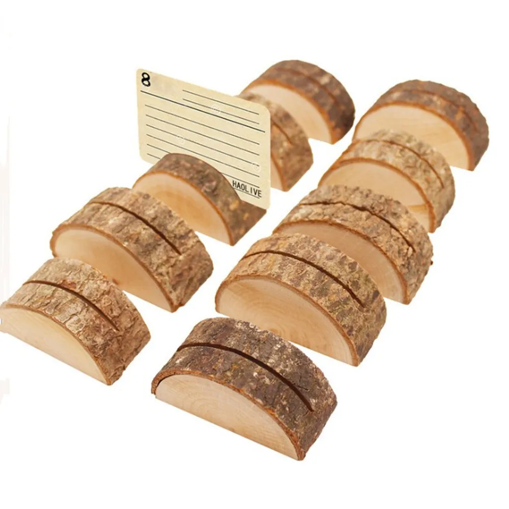 Деревянное оформление искусственное деревянные держатели для фотографий