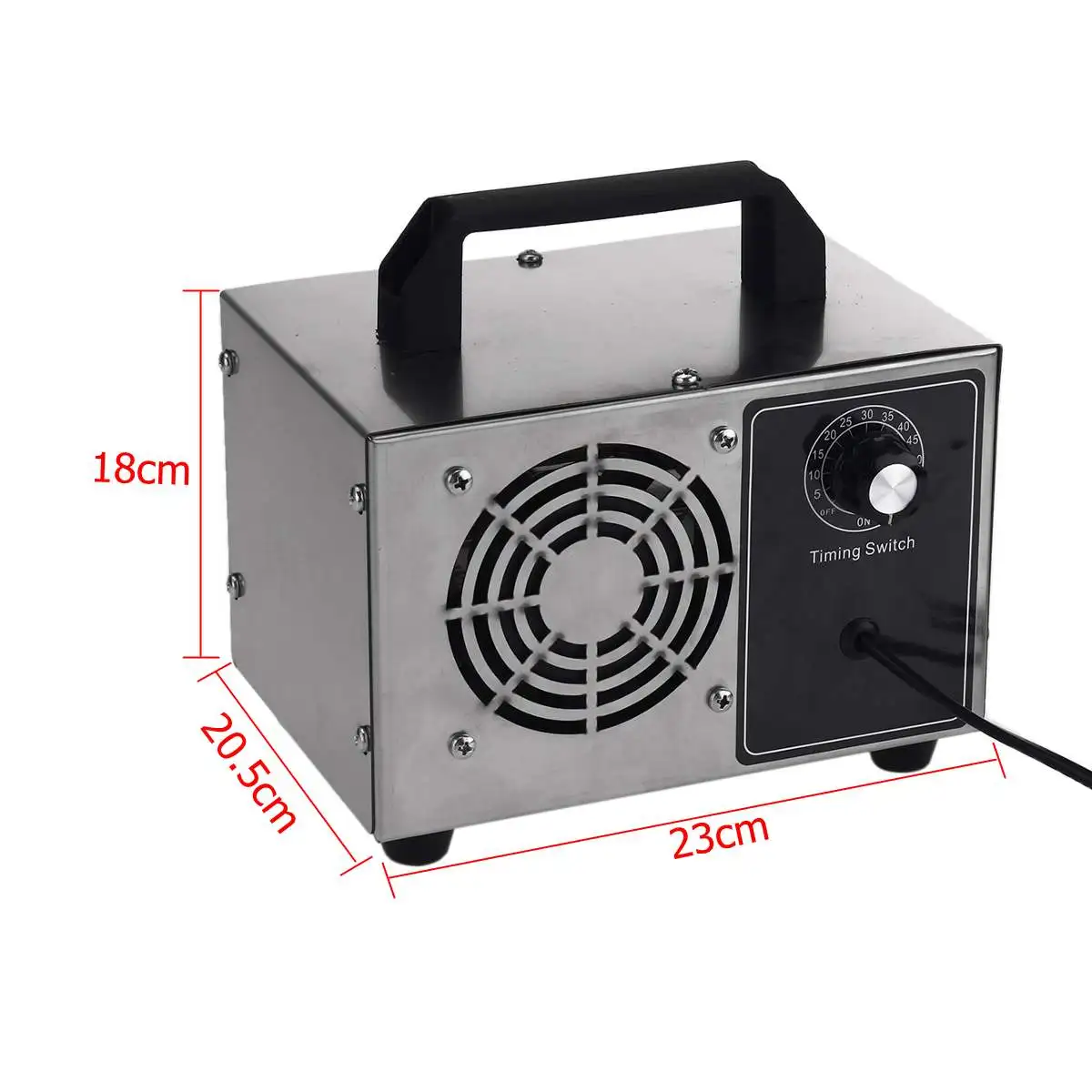 

220/110V 24g/h 20g/h 10g/h 5g/h O3 Ozone Generator Ozonator Machine Air Purifier Air Cleaner Deodorizer Sanitizer +Timing Switch