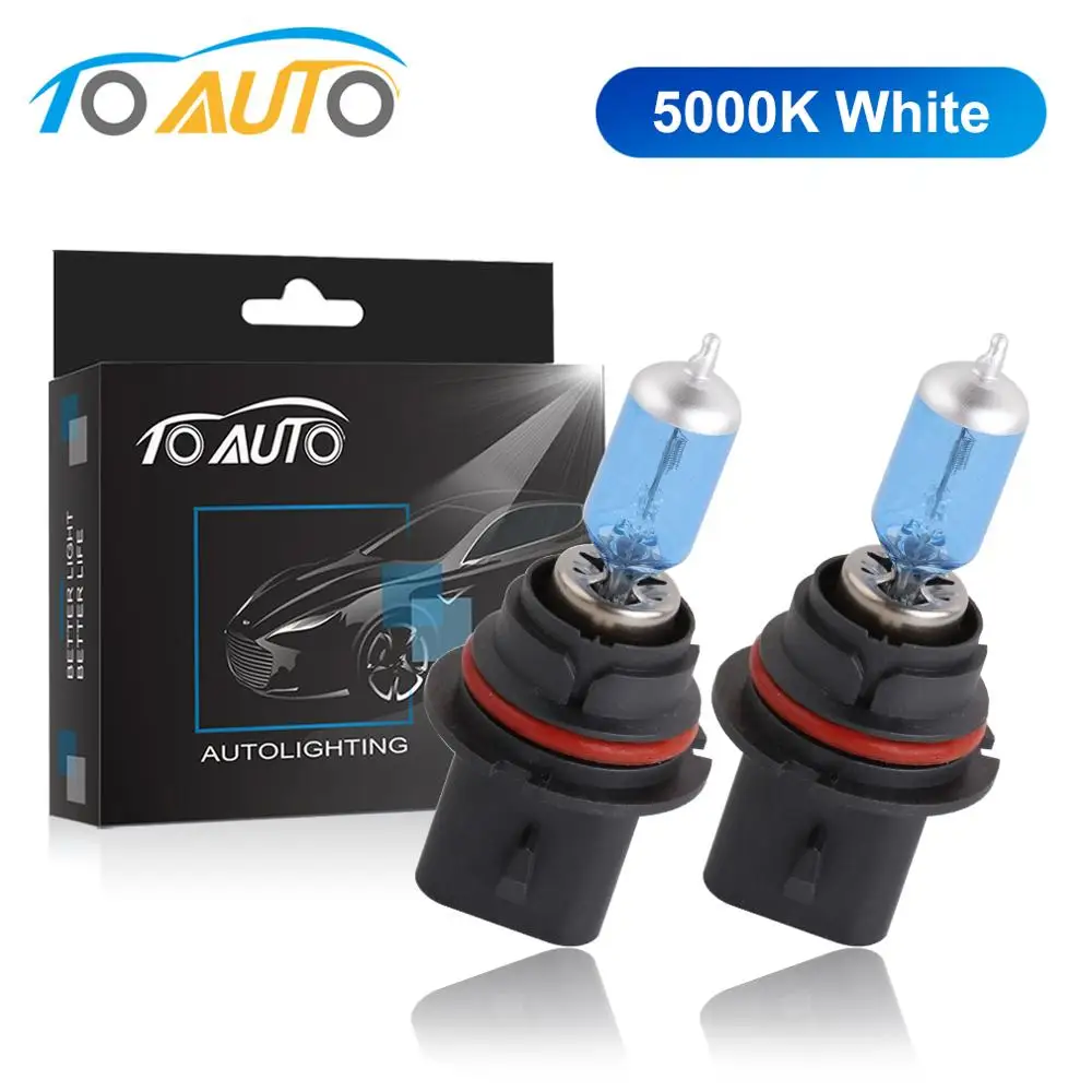 Галогеновые лампы для автомобильных фар 2 шт. HB5 9007 55 Вт 12 В дальний/ближний свет 5000