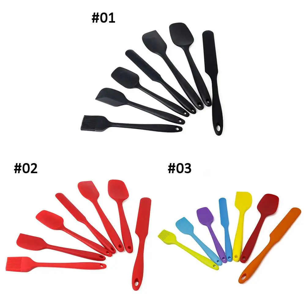 

Cake Baking Kitchen Utensils Silicone Baking Scraper Set Reusable Durable Tool Multifunction Pizza Silica Gel 3 Color Spatula