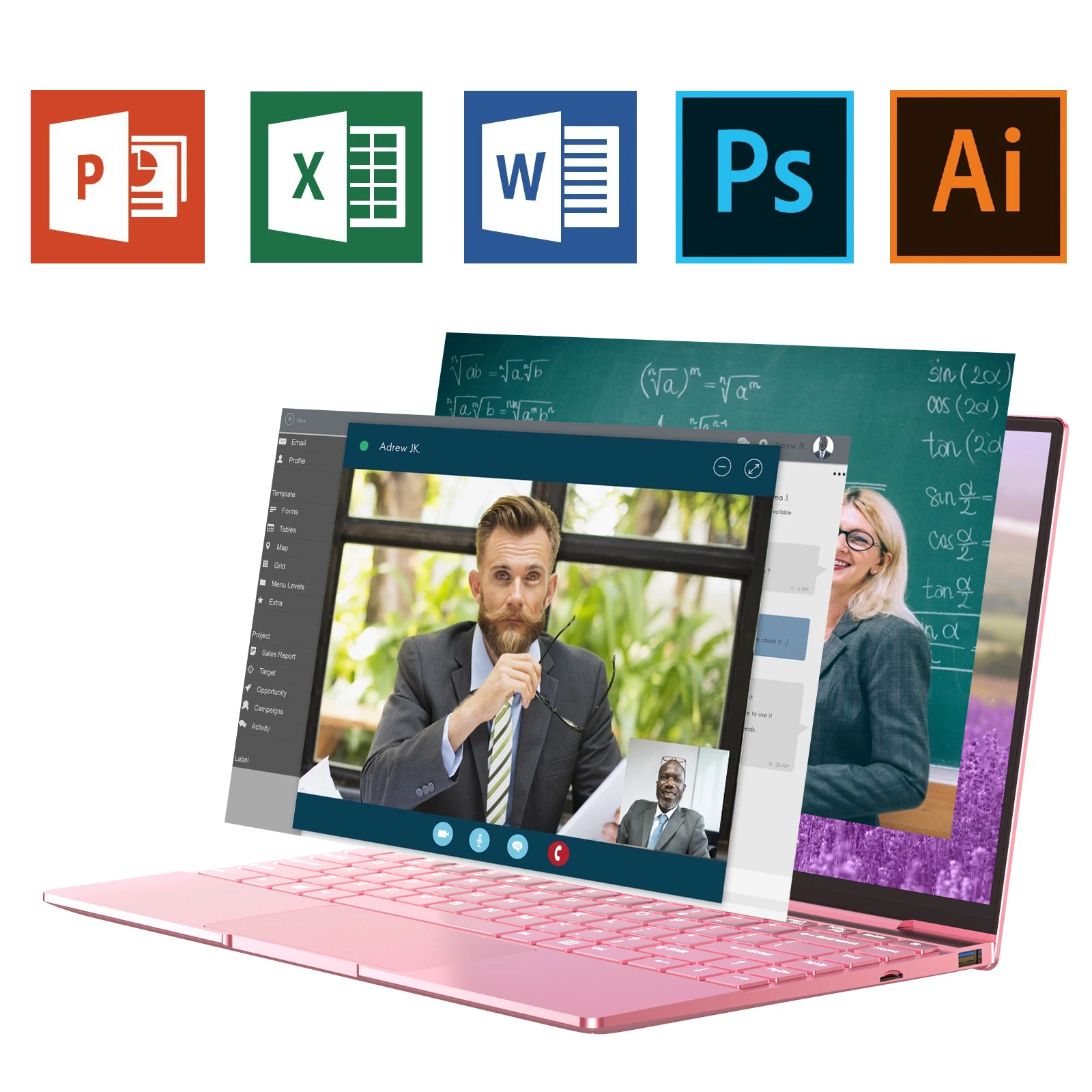 Ноутбук Intel N5095 DDR4 12 Гб ОЗУ ТБ SSD 14 дюймов новый ЦП Windows 10 Pro четырехъядерный
