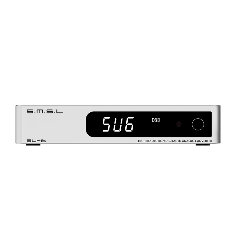 SMSL SU-6 декодер ES9038Q2M OPA1612 * 4 32 бит/768 кГц DSD512 Bluetooth 5 0 SU6 настольный мини аудио DAC с