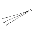 Подвесные цепочки для цветочных горшков, 3 точки подвесные цепочки, корзина для растений, фонарь, наборы Декоративных подвесных цепочек