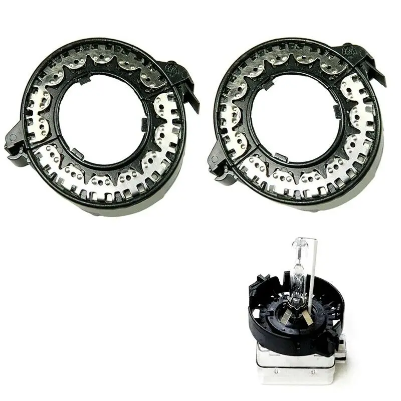

2X Adapter D1S D1R D1C Metal Clip Retainer Base Adapter D1 D3 D2S D4S Holder HID Xenon Bulb Light Convert Socket