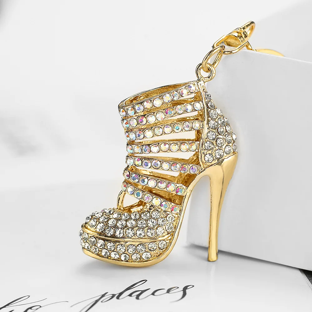 Europe and the United States exaggerated trend alloy high heels keychain pendant ladies bag car | Украшения и аксессуары