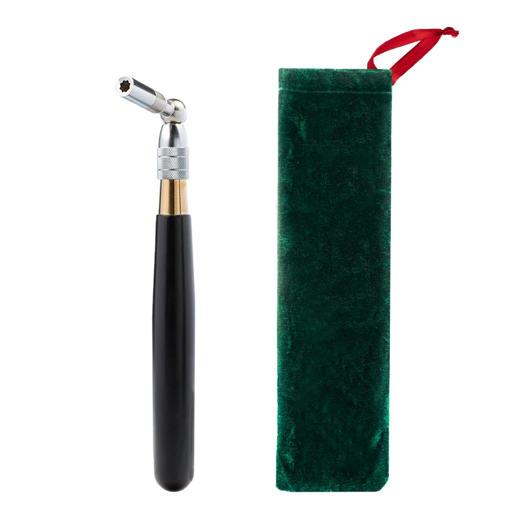 

Piano Tuning Key, L Shape, Stainless Steel Tuning Hammer, Wooden Handle, Piano Tuning Wrench With