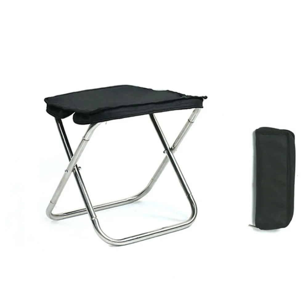 

Портативный походный ручной стул из нержавеющей стали, складной стул, складной стул, рыболовный стул