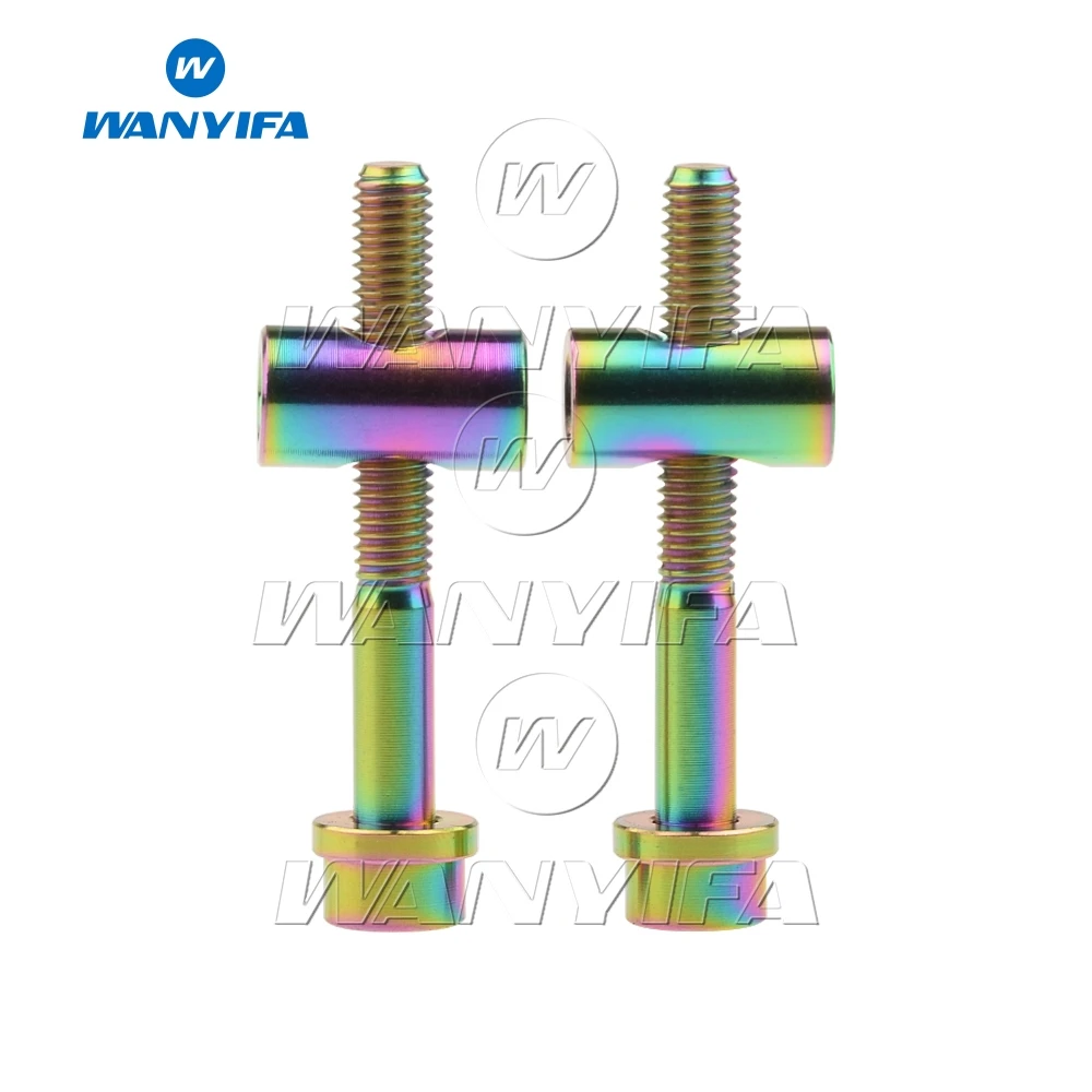 rainbow 1 комплект титановые Ti M5 x 40 мм Ti болты для Easton EC90 EC70 Zero Seatpost - Цвет: rainbow