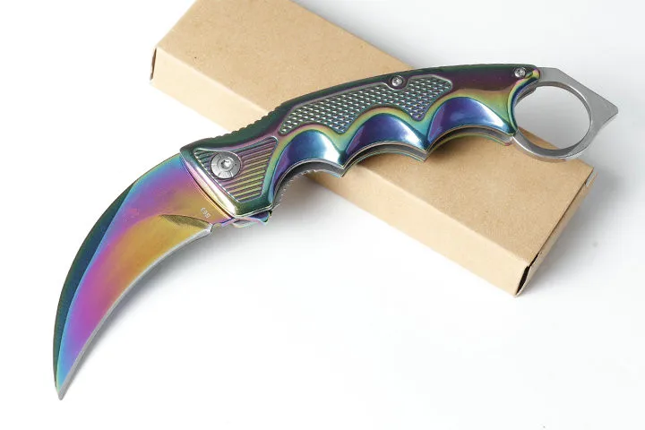 Новый складной нож Karambit Csgo быстро открывающийся тактический карманный открытый