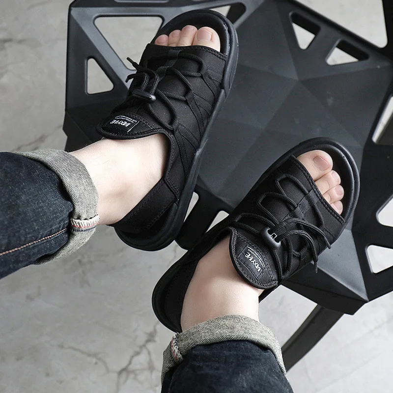 2020 Летняя обувь высокого качества уличные босоножки большие размеры мужские